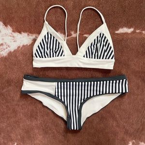 Boys + Arrows Striped Bikini